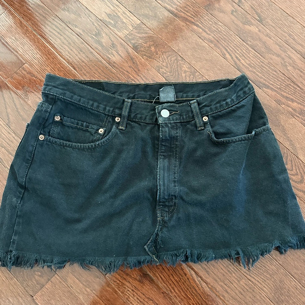 levis jean skirt